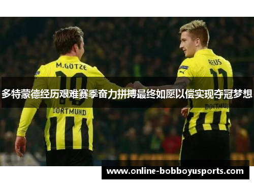 多特蒙德经历艰难赛季奋力拼搏最终如愿以偿实现夺冠梦想
